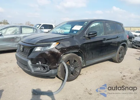 2019 Honda Passport Ex-L z USA, uszkodzony, nr VIN 5FNYF7H51KB007845